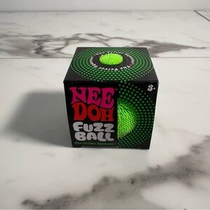 Nee Doh Fuzz Ball The Velvet Squeeze GREEN